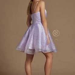 Sequin Dresses Nox Anabel R703 Short Fit & Flare Sequin Formal Cocktails Dress V Neck Gown 12 Sequin Dresses Nox Anabel R703 Short Fit & Flare Sequin Formal Cocktails Dress V Neck Gown