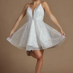 Sequin Dresses Nox Anabel R703 Short Fit & Flare Sequin Formal Cocktails Dress V Neck Gown 14 Sequin Dresses Nox Anabel R703 Short Fit & Flare Sequin Formal Cocktails Dress V Neck Gown