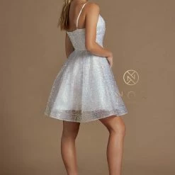 Sequin Dresses Nox Anabel R703 Short Fit & Flare Sequin Formal Cocktails Dress V Neck Gown 13 Sequin Dresses Nox Anabel R703 Short Fit & Flare Sequin Formal Cocktails Dress V Neck Gown