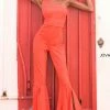 Jumpsuits & Rompers Jovani 00065 Long One Shoulder Prom Jumpsuit Pageant Bell Bottom Pant Suit