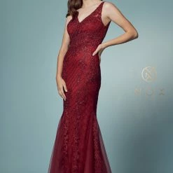 Mermaid Dresses Nox Anabel A398 Long Embellished Lace Formal Evening Gown Prom Dress Wedding Guest 57 Mermaid Dresses Nox Anabel A398 Long Embellished Lace Formal Evening Gown Prom Dress Wedding Guest