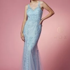 Mermaid Dresses Nox Anabel A398 Long Embellished Lace Formal Evening Gown Prom Dress Wedding Guest 36 Mermaid Dresses Nox Anabel A398 Long Embellished Lace Formal Evening Gown Prom Dress Wedding Guest