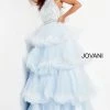 Jovani 00461 Embellished Bodice Prom Dress Ball Gown Ruffle Layers Pageant Gown