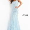 Discontinued Jovani 00862 Long Lace Fit & Flare Wedding Dress Prom Pageant Gown Evening Dress Long Sleeve Dresses