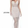 Jovani 02092 V Neckline Embellished Illusion Prom Dress Evening Gown 2 Jovani 02092 V Neckline Embellished Illusion Prom Dress Evening Gown