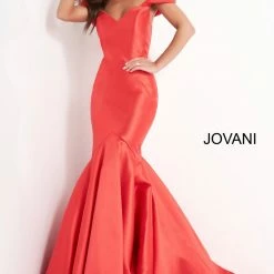 Jovani 02359 Long Off The Shoulder Mermaid Prom Dress Pageant Gown Train 8 Jovani 02359 Long Off The Shoulder Mermaid Prom Dress Pageant Gown Train