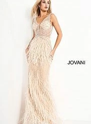 In Stock Jovani 03023 Size 00 Lilac Sheer Feather Prom Dress Plunging Neckline Pageant Gown Embellished 25 In Stock Jovani 03023 Size 00 Lilac Sheer Feather Prom Dress Plunging Neckline Pageant Gown Embellished