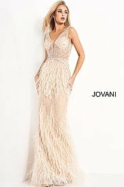 In Stock Jovani 03023 Size 00 Lilac Sheer Feather Prom Dress Plunging Neckline Pageant Gown Embellished 10 In Stock Jovani 03023 Size 00 Lilac Sheer Feather Prom Dress Plunging Neckline Pageant Gown Embellished
