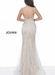 In Stock Jovani 03023 Size 00 Lilac Sheer Feather Prom Dress Plunging Neckline Pageant Gown Embellished 27 In Stock Jovani 03023 Size 00 Lilac Sheer Feather Prom Dress Plunging Neckline Pageant Gown Embellished