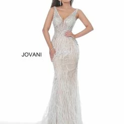 In Stock Jovani 03023 Size 2 Orange Sheer Feather Prom Dress Plunging Neck Wedding Gown Pageant Gown Mermaid Dresses 30 In Stock Jovani 03023 Size 2 Orange Sheer Feather Prom Dress Plunging Neck Wedding Gown Pageant Gown Mermaid Dresses
