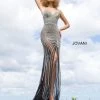 Discontinued Long Sleeve Dresses Jovani 03187 Crystal Embellished Sheath Evening Gown V Neck Sheer Slit Long 1 Discontinued Long Sleeve Dresses Jovani 03187 Crystal Embellished Sheath Evening Gown V Neck Sheer Slit Long
