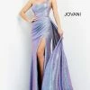 In Stock Jovani JVN04013 Rose Prom Dress One Shoulder Sweetheart Neckline Ruched Size 4