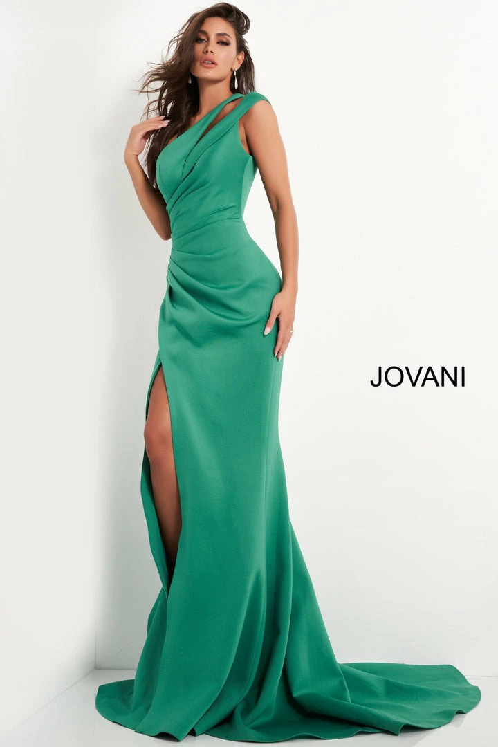 Jovani 04222 Long Train One Shoulder Evening Gown Prom Dress Cutouts Ruched 5 Jovani 04222 Long Train One Shoulder Evening Gown Prom Dress Cutouts Ruched