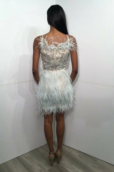 Jovani 04739 Light Blue Cocktail Dress Homecoming Dress Beaded Feathers V Neck 9 Jovani 04739 Light Blue Cocktail Dress Homecoming Dress Beaded Feathers V Neck