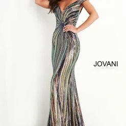 Jovani 04809 Long Fitted Sequin Off The Shoulder Mermaid Formal Dress Pageant Mermaid Dresses
