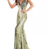 Jovani 05103 Long Fitted Sequin Mermaid Prom Dress Plunging Neckline Pageant 1 Jovani 05103 Long Fitted Sequin Mermaid Prom Dress Plunging Neckline Pageant