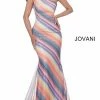 Discontinued Long Sleeve Dresses Jovani 05127 Long Fitted Mermaid Pastel Rainbow Dress One Shoulder Formal Gown 2 Discontinued Long Sleeve Dresses Jovani 05127 Long Fitted Mermaid Pastel Rainbow Dress One Shoulder Formal Gown