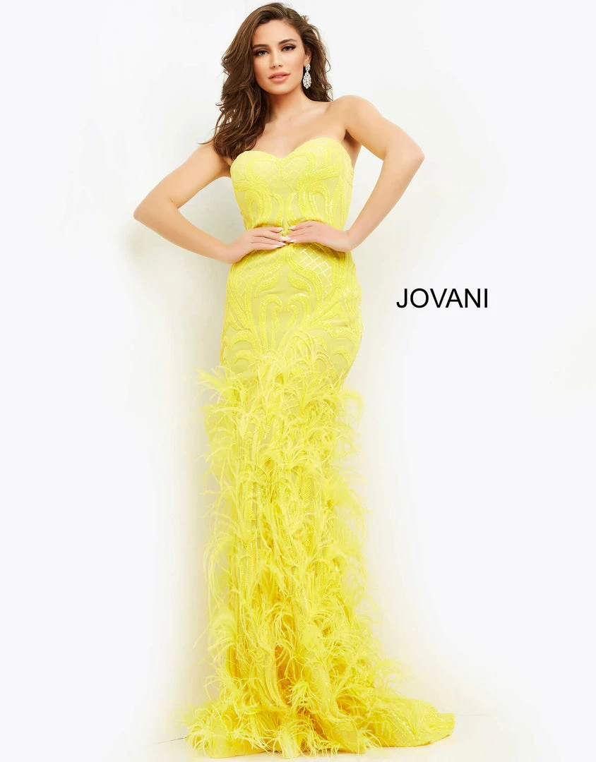 Jovani 05667 Sweetheart Neckline Feather Skirt Prom Dress Evening Gown Pageant Dress Sequin Dresses 5 Jovani 05667 Sweetheart Neckline Feather Skirt Prom Dress Evening Gown Pageant Dress Sequin Dresses