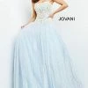 Jovani 06231 Strapless A Line Embellished Tulle Prom Dress Pageant Gown Evening Gown Ballgown Dresses