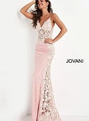 In Stock Mermaid Dresses JOVANI 06232 Size 2 Long Fitted Sequin Sheer Corset Floral Prom Dress Sexy Pageant Gown