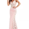 Jovani 06232 Long Fitted Sequin Sheer Corset Floral Prom Dress Sexy Pageant Gown 2 Jovani 06232 Long Fitted Sequin Sheer Corset Floral Prom Dress Sexy Pageant Gown