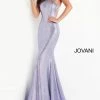 Jovani 06367 Long Metallic One Shoulder Mermaid Prom Dress Formal Pageant Mermaid Dresses