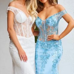 Mermaid Dresses Jovani 06369 Off The Shoulder Glitter Mermaid Prom Dress Pageant Gown Sheer Formal 9 Mermaid Dresses Jovani 06369 Off The Shoulder Glitter Mermaid Prom Dress Pageant Gown Sheer Formal
