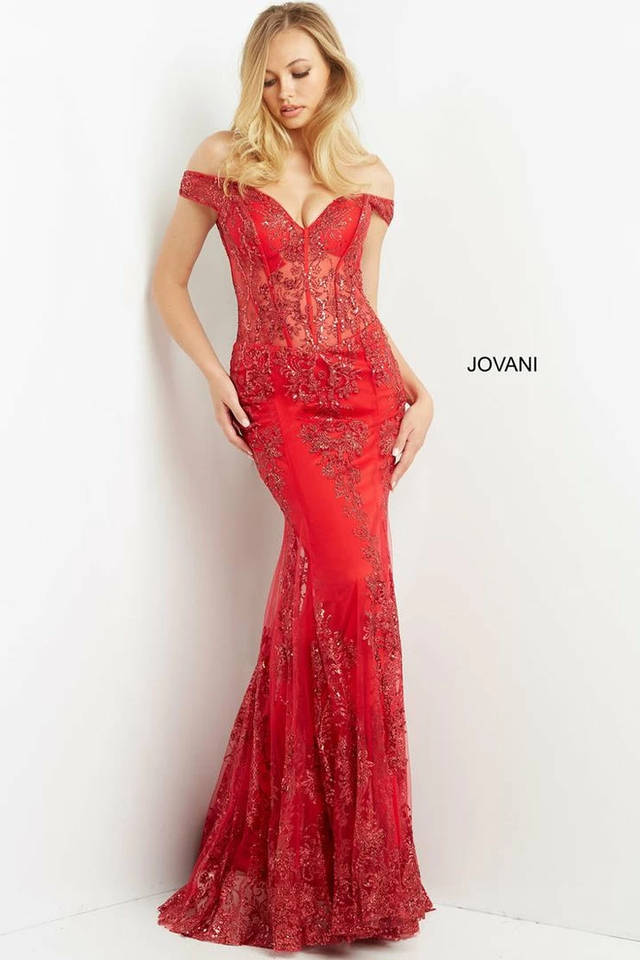Mermaid Dresses Jovani 06369 Off The Shoulder Glitter Mermaid Prom Dress Pageant Gown Sheer Formal 4 Mermaid Dresses Jovani 06369 Off The Shoulder Glitter Mermaid Prom Dress Pageant Gown Sheer Formal