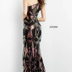 Jovani 06417 Long Straight Prom Pageant Gown Sequin Dresses