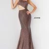 Jovani 06422 Long Mermaid Prom Pageant Gown Formal Dress One Shoulder