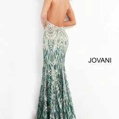 In Stock Jovani 06450 Size 6 Long Backless Sequin Mermaid Prom Dress Formal Pageant Gown V Neck 14 In Stock Jovani 06450 Size 6 Long Backless Sequin Mermaid Prom Dress Formal Pageant Gown V Neck