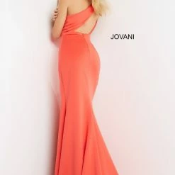 Jovani 06702 Long Straight Prom Pageant Gown Formal Dress One Shoulder