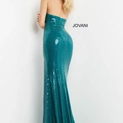 Jovani 07216 Long Straight Prom Pageant Gown Halter Dress