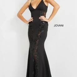 Jovani 07296 Long Straight Prom Pageant Gown