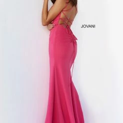Jovani 07402 Long Straight Prom Pageant Gown Corset Dresses