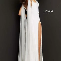 Jovani 07528 Long Fitted High Slit Cape Formal Dress Pageant Gown Sexy Illusion 10 Jovani 07528 Long Fitted High Slit Cape Formal Dress Pageant Gown Sexy Illusion