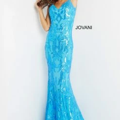 Jovani 07784 Long Mermaid Prom Dress Pageant Gown