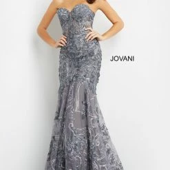 Mermaid Dresses Jovani 07935 Long Mermaid Prom Pageant Gown