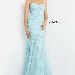 Mermaid Dresses Jovani 07935 Long Mermaid Prom Pageant Gown