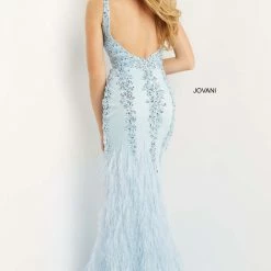 Mermaid Dresses Jovani 08140 Long Mermaid Prom Pageant Gown