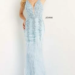 Mermaid Dresses Jovani 08140 Long Mermaid Prom Pageant Gown