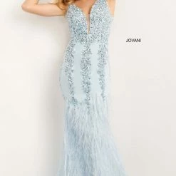 Mermaid Dresses Jovani 08140 Long Mermaid Prom Pageant Gown