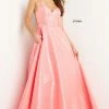 In Stock Jovani 08156 Size 2 Hot Pink Long Ballgown Prom Pageant Gown Pockets V Neck Dress Ballgown Dresses 2 In Stock Jovani 08156 Size 2 Hot Pink Long Ballgown Prom Pageant Gown Pockets V Neck Dress Ballgown Dresses