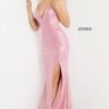 Corset Dresses Jovani 08400 Long Straight Prom Pageant Gown Formal Dress Embellished Crystal