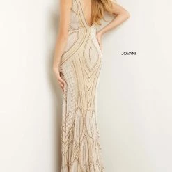 Jovani 08455 Long Straight Prom Pageant Gown