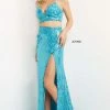 Jovani 08471 Long Straight Two Piece Prom Pageant Gown