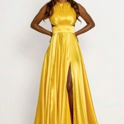 In Stock Johnathan Kayne 8072 Double Slit High Neckline Prom Dress Pageant Evening Gown Size 4 18 In Stock Johnathan Kayne 8072 Double Slit High Neckline Prom Dress Pageant Evening Gown Size 4