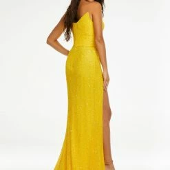 Ashleylauren Ashley Lauren 11188 Strapless Plunging Neckline Evening Gown With Slit 26 Ashleylauren Ashley Lauren 11188 Strapless Plunging Neckline Evening Gown With Slit