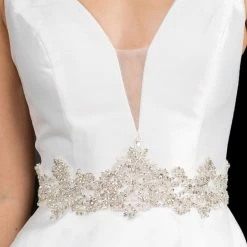 In Stock Nina Canacci 2297 Size 4 Plunging Neckline A Line Prom Dress Formal Evening Gown Ballgown Dresses