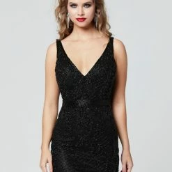 In Stock Primavera Couture 3312 Pink Beaded Homecoming Dress Cocktail Formal Dance Dress Size 0